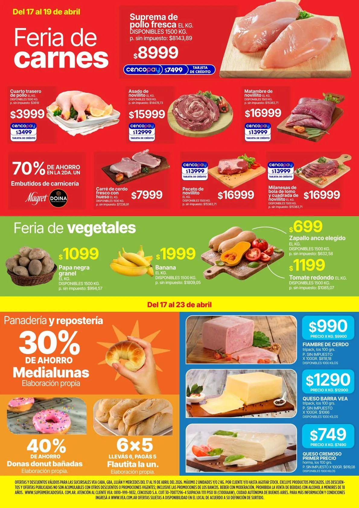 Ofertas de  Vea Ofertas 17 de abril al 19 de abril 2026 - Página 2 del catálogo