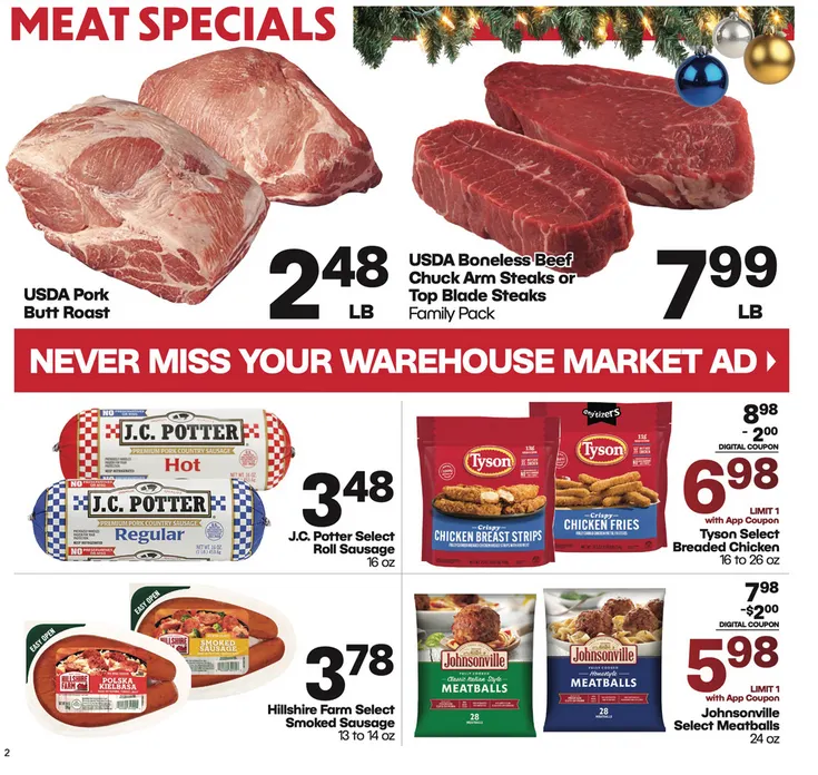 Weekly ad Warehouse Market Sales from December 17 to December 25 2025 - Page 2