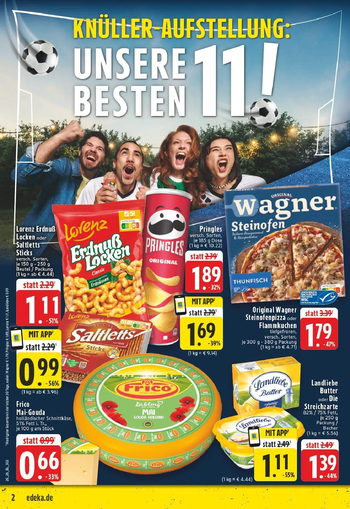 Edeka Angebote von 22. Juni bis 27. Juni 2026 - Prospekt seite 2