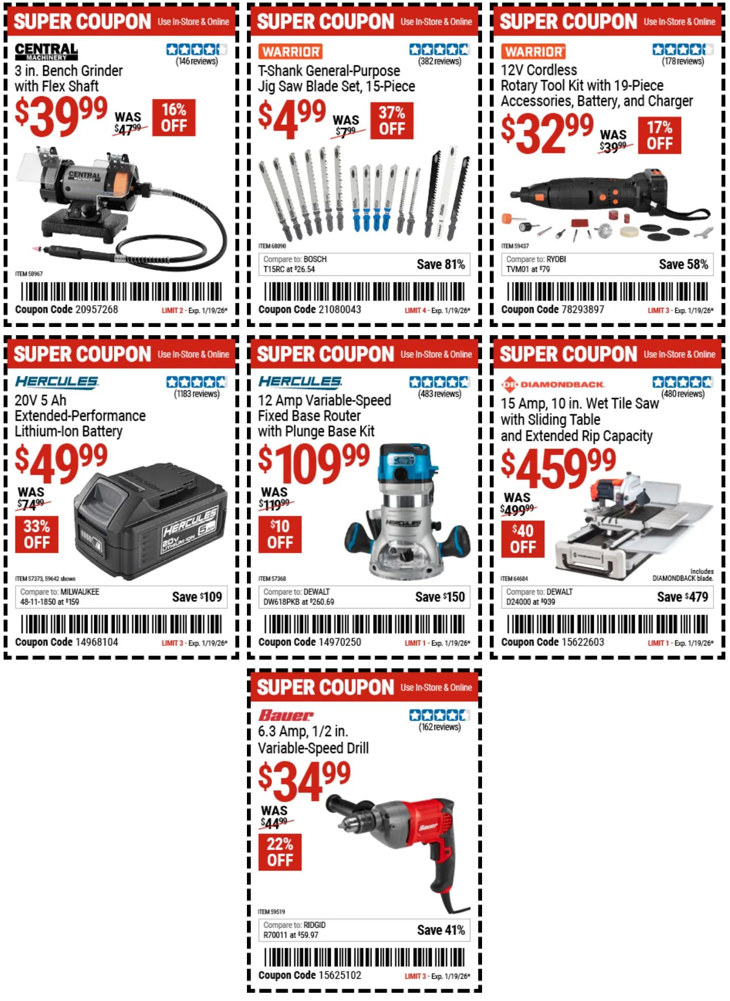 Weekly ad Harbor Freight Sales from December 29 to January 19 2026 - Page 2