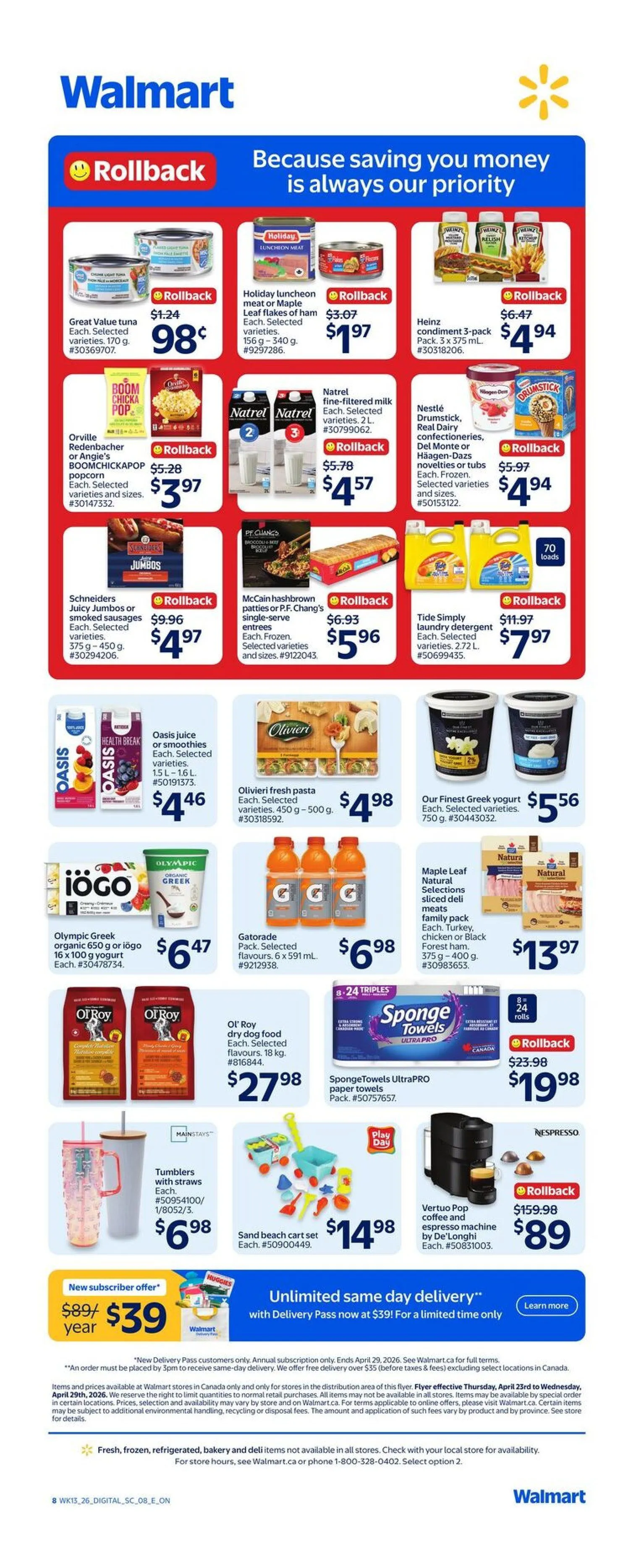 Walmart Sales from April 23 to April 29 2026 - flyer page 2