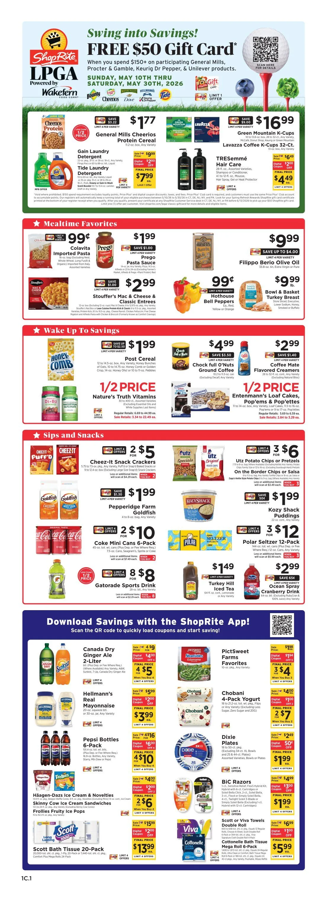 Weekly promotion ShopRite Sales spanning from May 17 to May 23 2026 - Page 2 for Catalogue 365