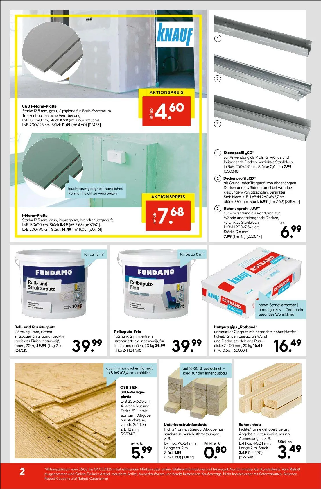  Hellweg Prospekte  von 26. Februar bis 4. März 2026 - Prospekt seite 2