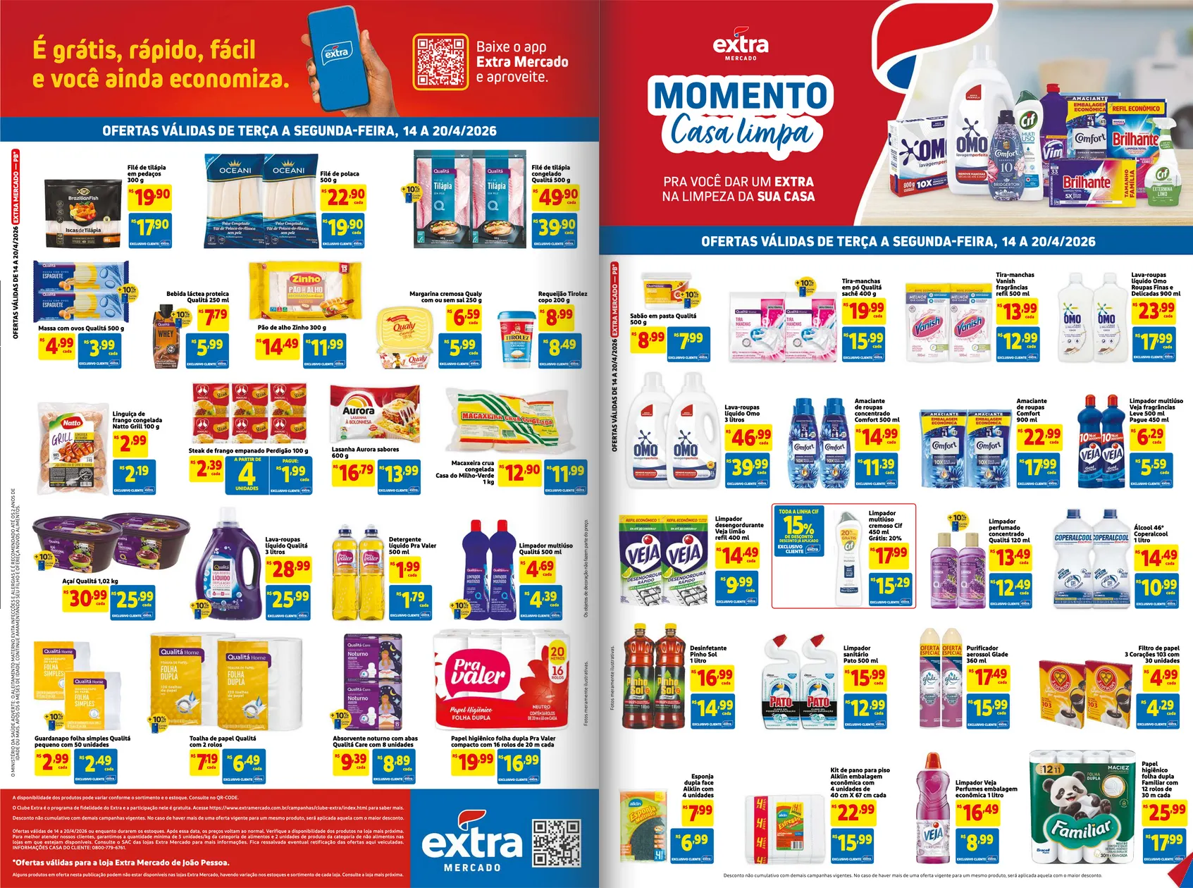 Encarte de Folhetos Extra  14 de abril até 20 de abril 2026 - Pagina 2