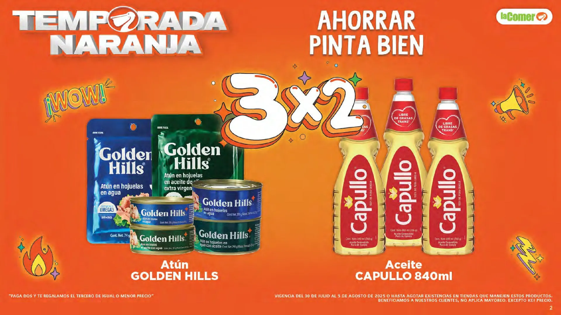 Catálogo de La Comer catálogos y ofertas  30 de julio al 5 de agosto 2025 - Pagina 2