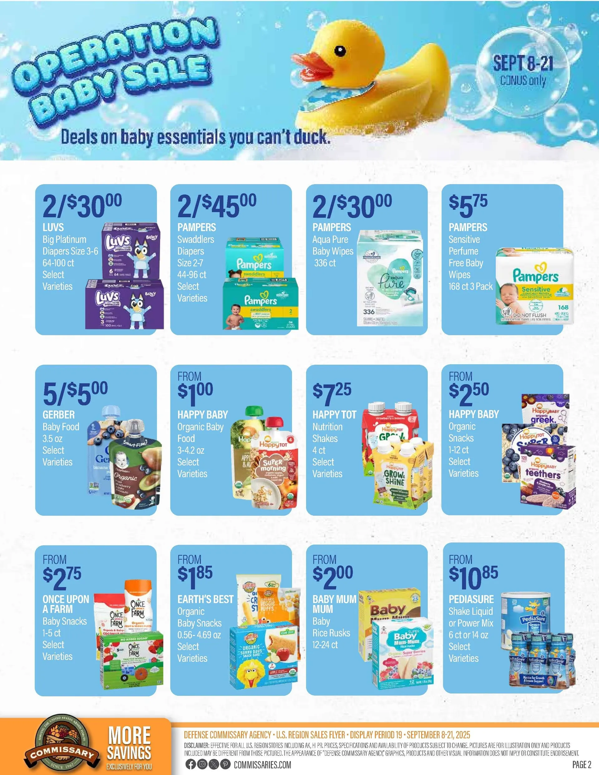 Weekly ad Commissary Sales from September 9 to September 21 2025 - Page 2
