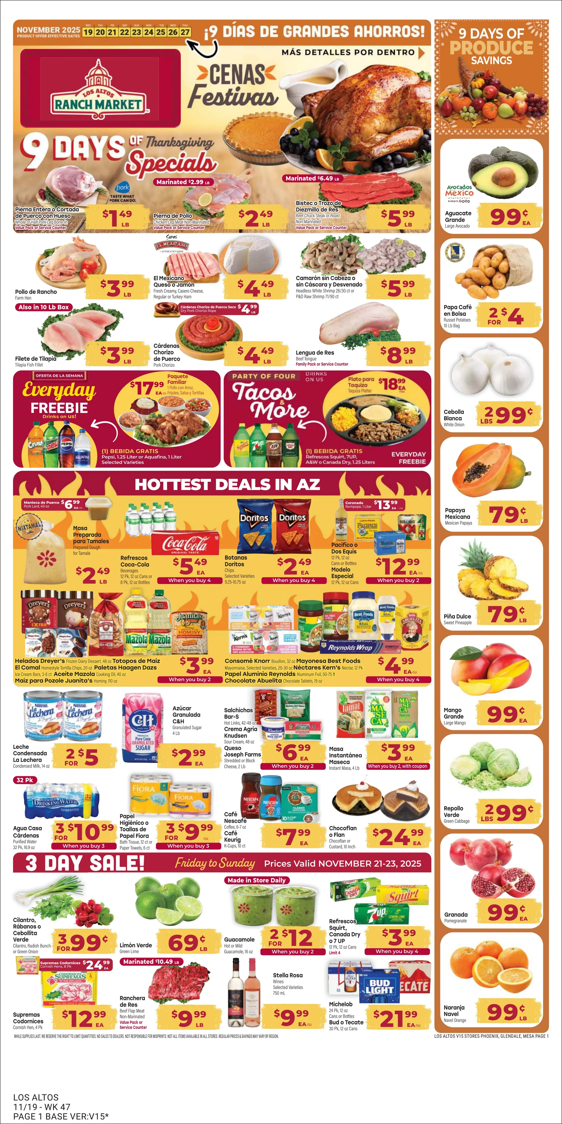 Weekly ad Los Altos Ranch Market Sales from November 19 to November 27 2025 - Page