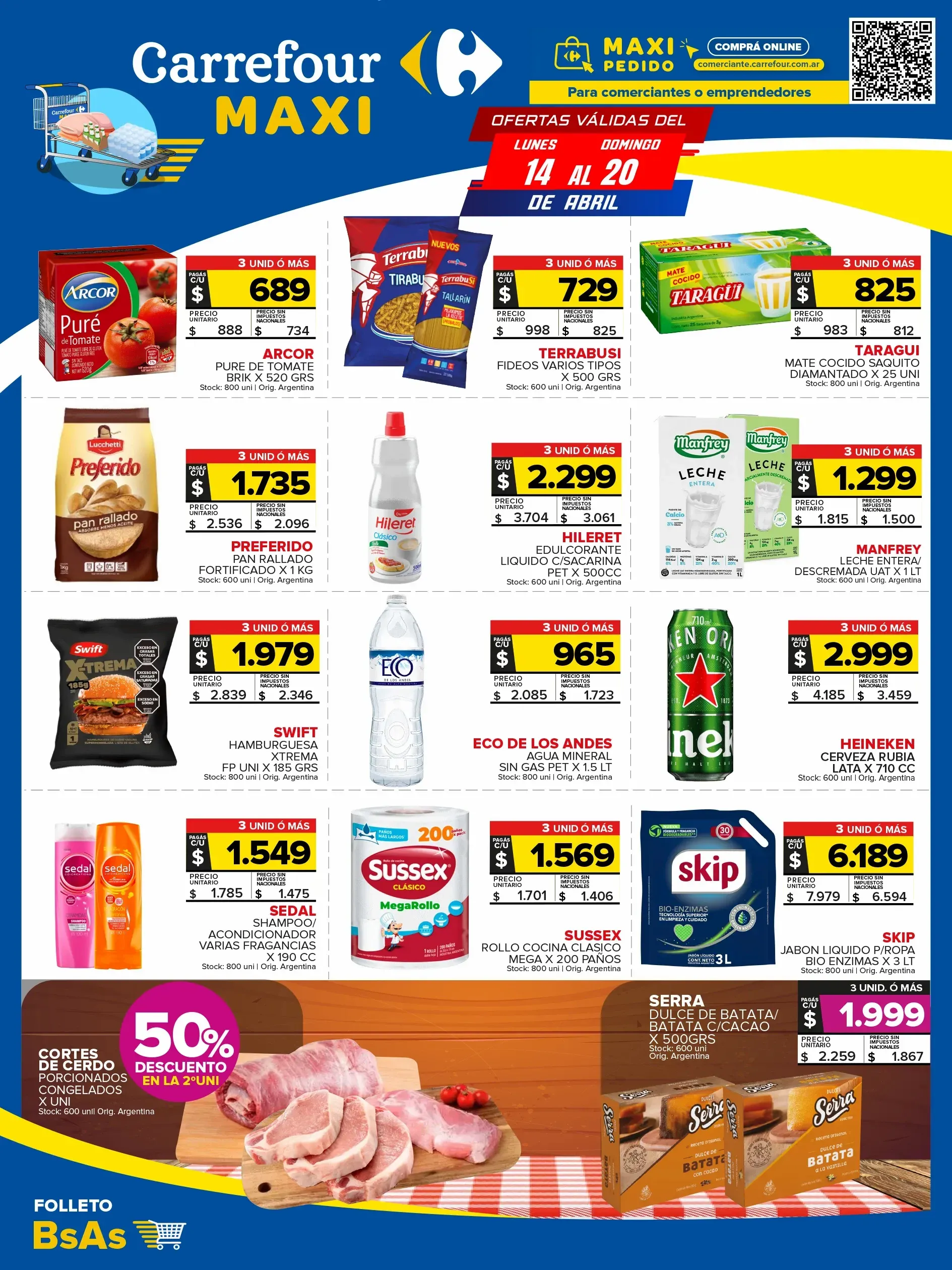 Ofertas de Carrefour Ofertas 14 de abril al 20 de abril 2025 - Página 1 del catálogo