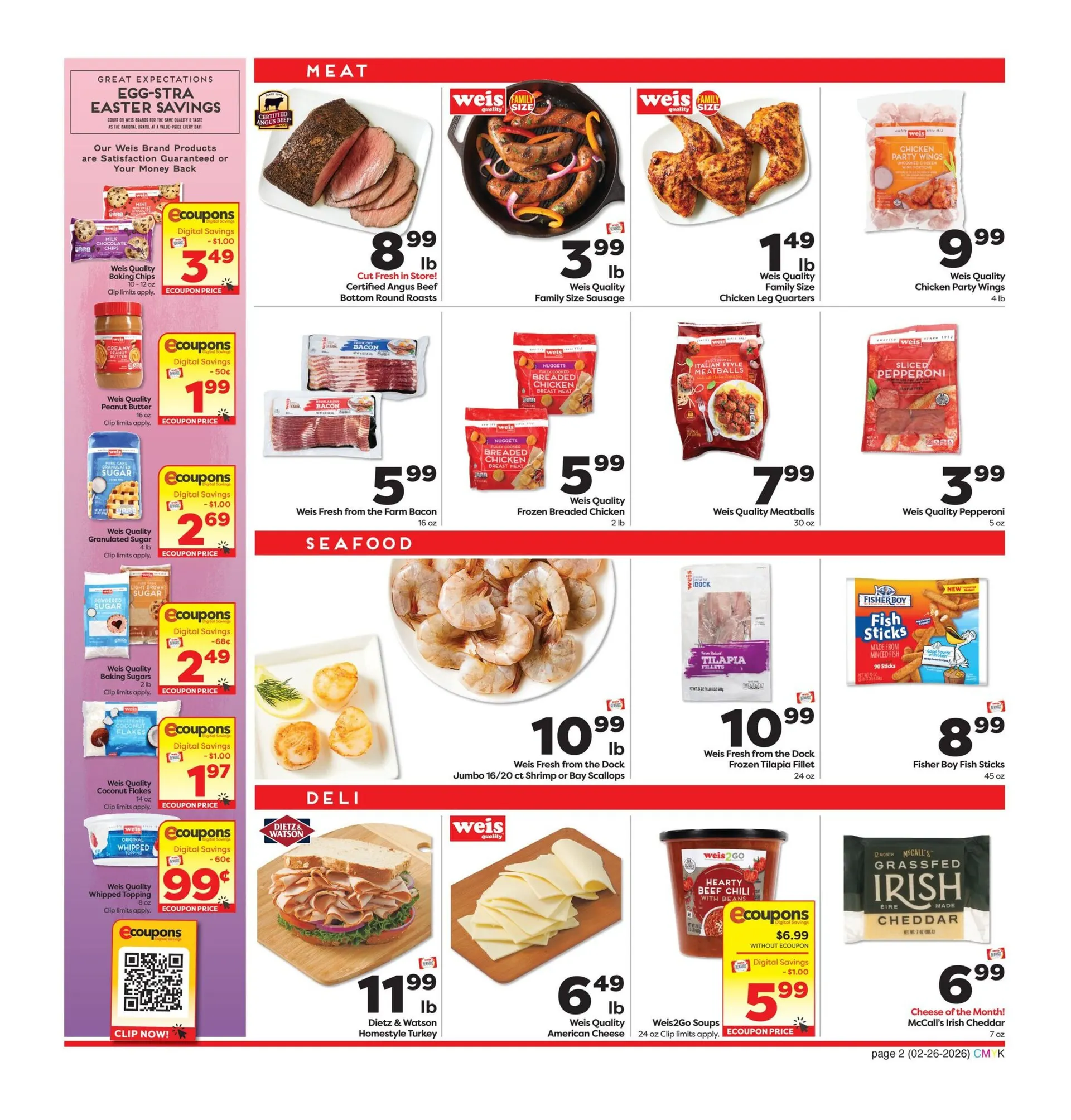 Weekly ad Weis Sales from February 25 to March 26 2026 - Page 2