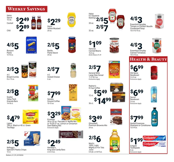 Weekly ad Redner's Market Sales from February 19 to February 25 2026 - Page 2