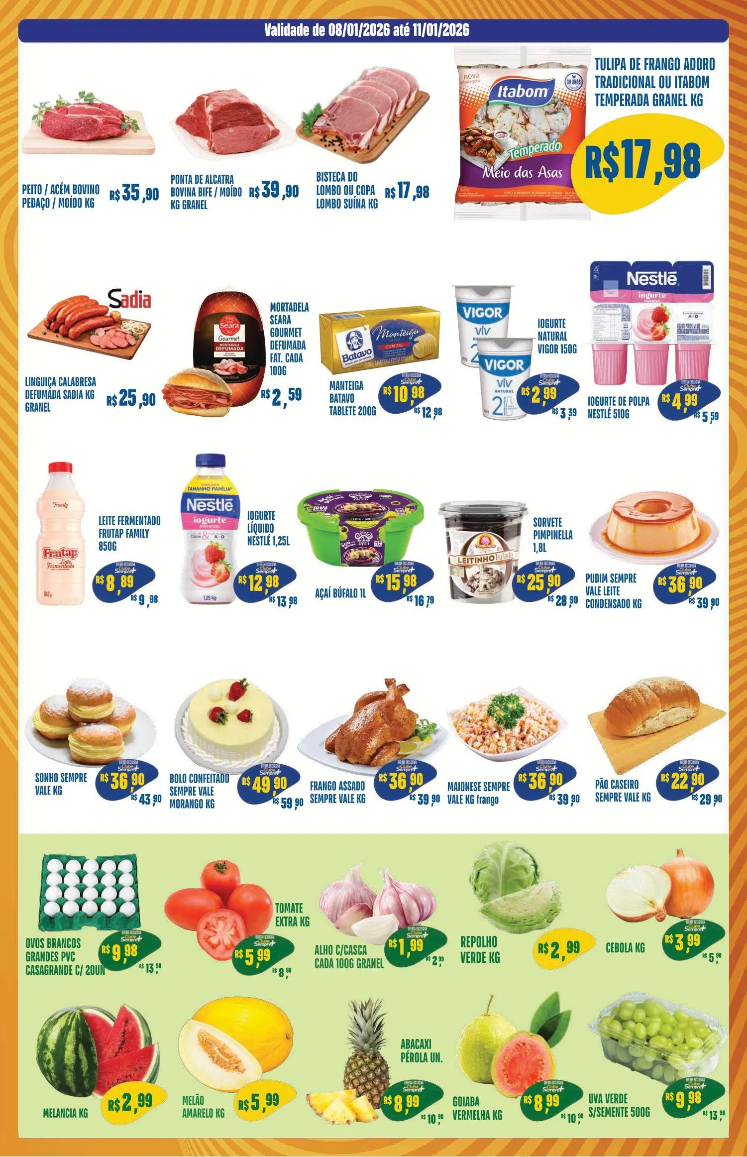 Encarte de Folhetos Sempre Vale Supermercados 8 de janeiro até 11 de janeiro 2026 - Pagina 2