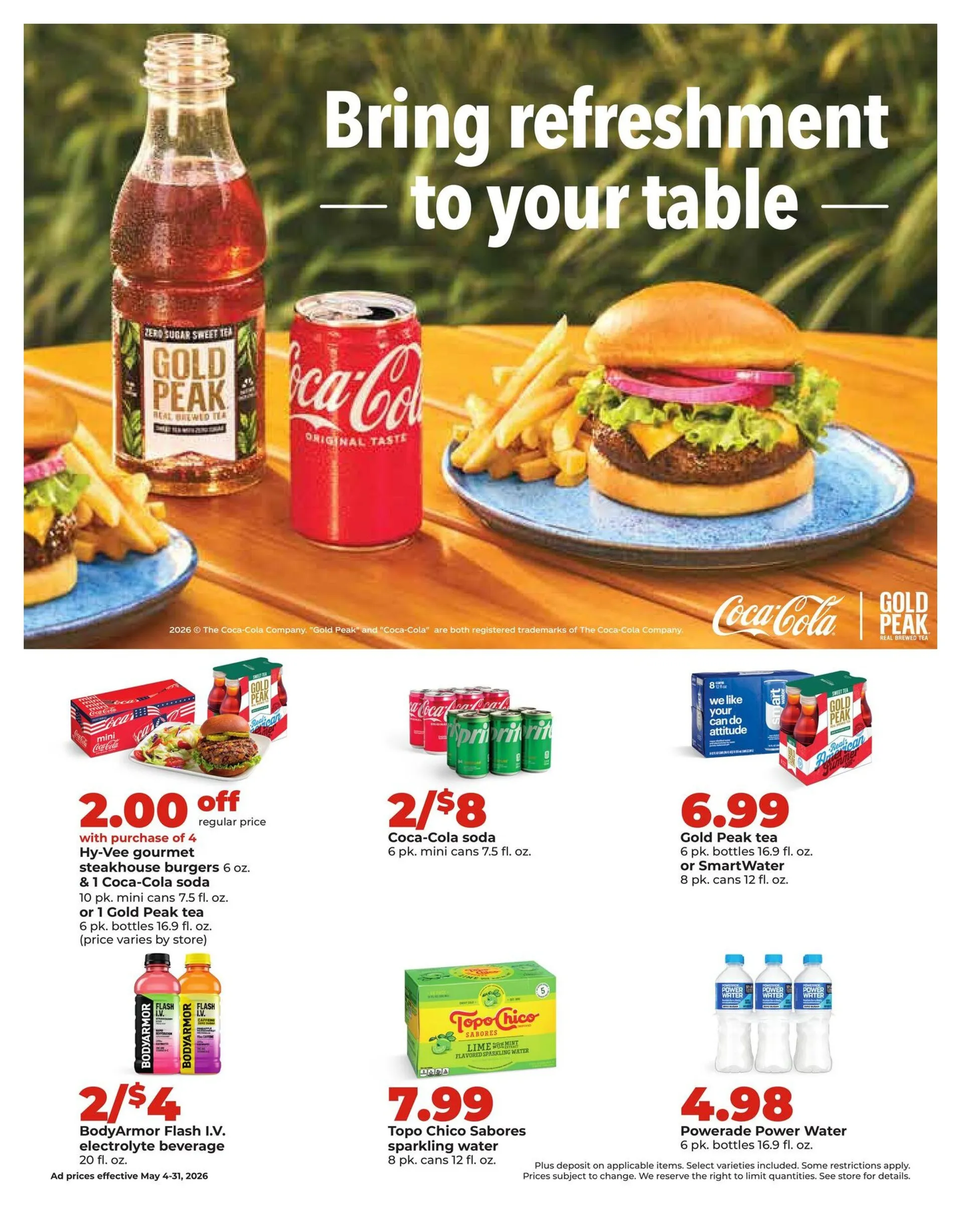 Weekly promotion HyVee weekly ads spanning from May 4 to May 31 2026 - Page 2 for Catalogue 365