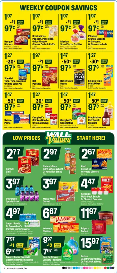 Weekly ad Super 1 Foods Sales from February 25 to March 3 2026 - Page 2