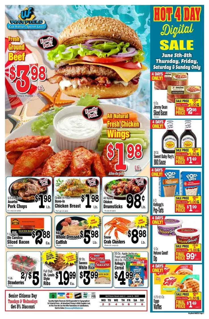 Weekly ad Wayfield Sales from June 2 to June 8 2025 - Page 1