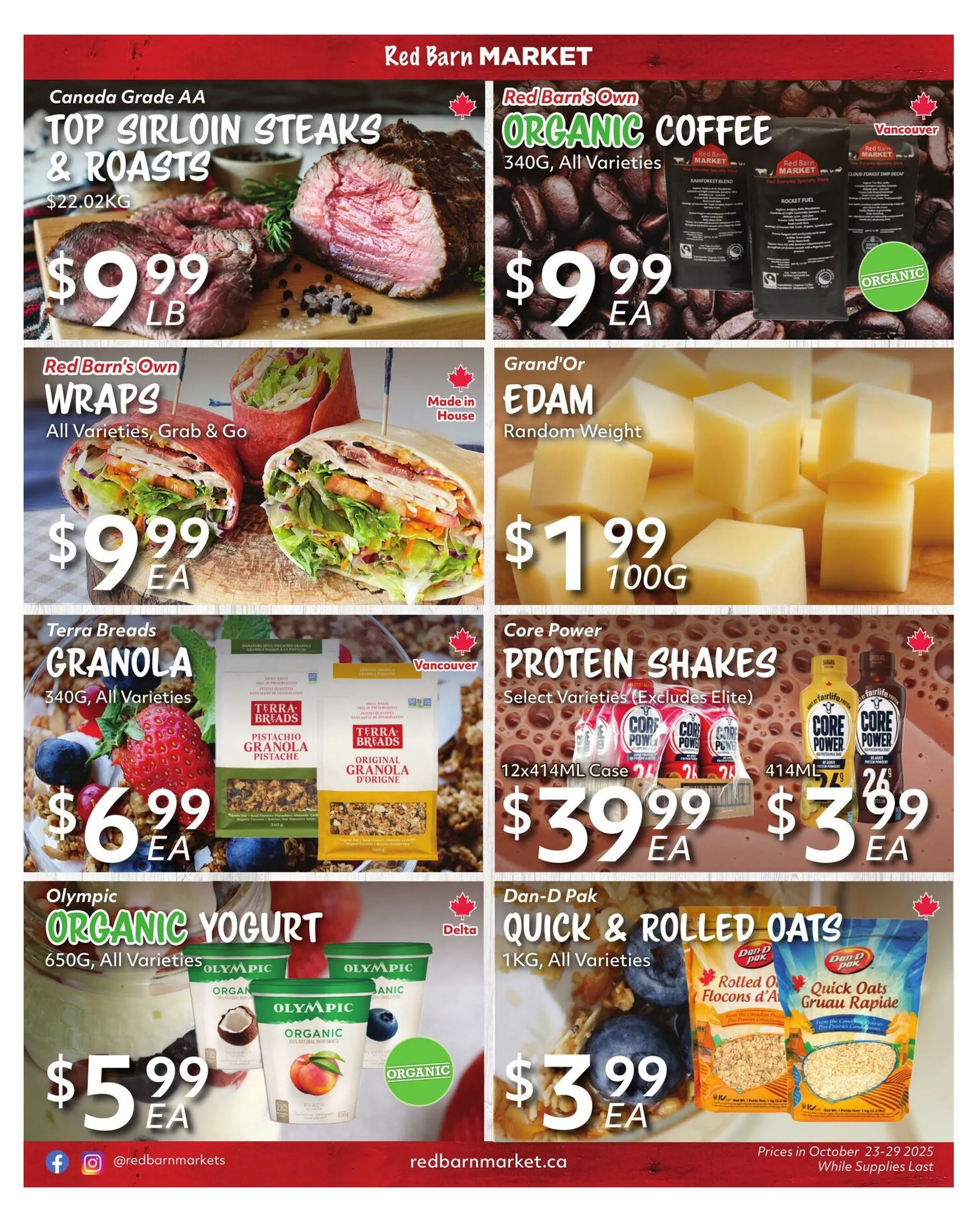 Red Barn Market Sales from October 23 to October 29 2025 - flyer page 2