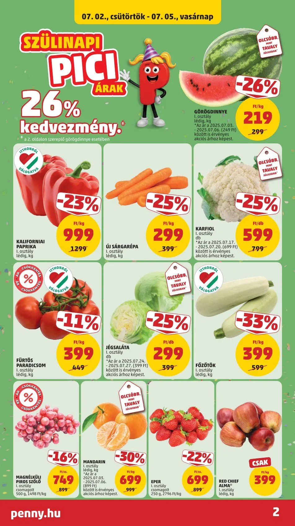 Katalógus Penny Market július 2.-tól július 8.-ig 2026. - Oldal 2