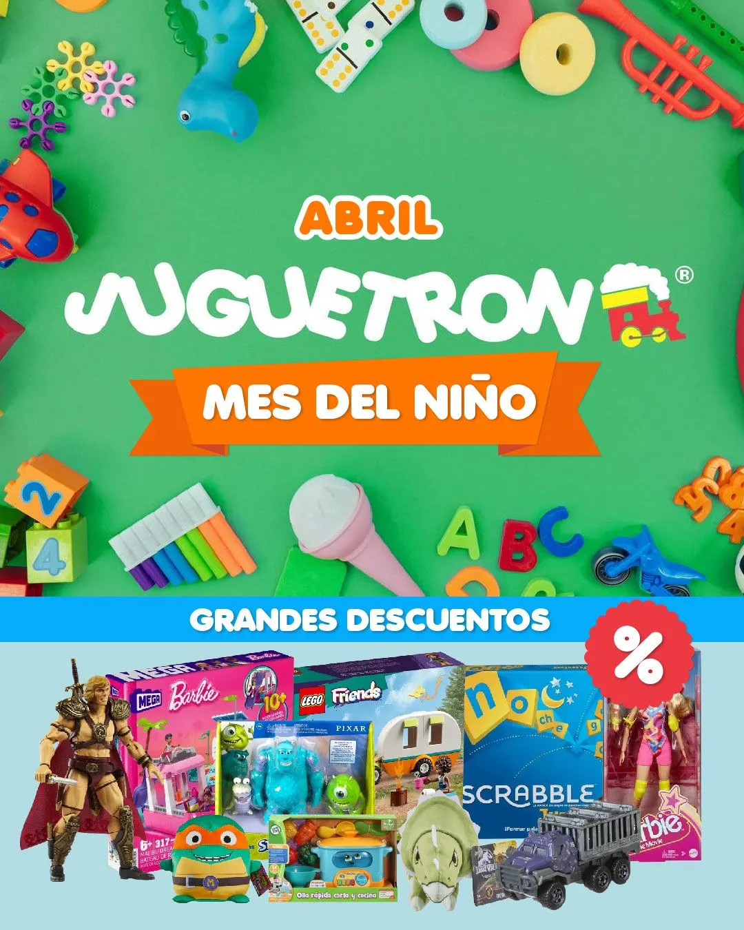 Catálogo de Oferta mes del niño en Juguetron 12 de abril al 30 de abril 2024 - Pagina 