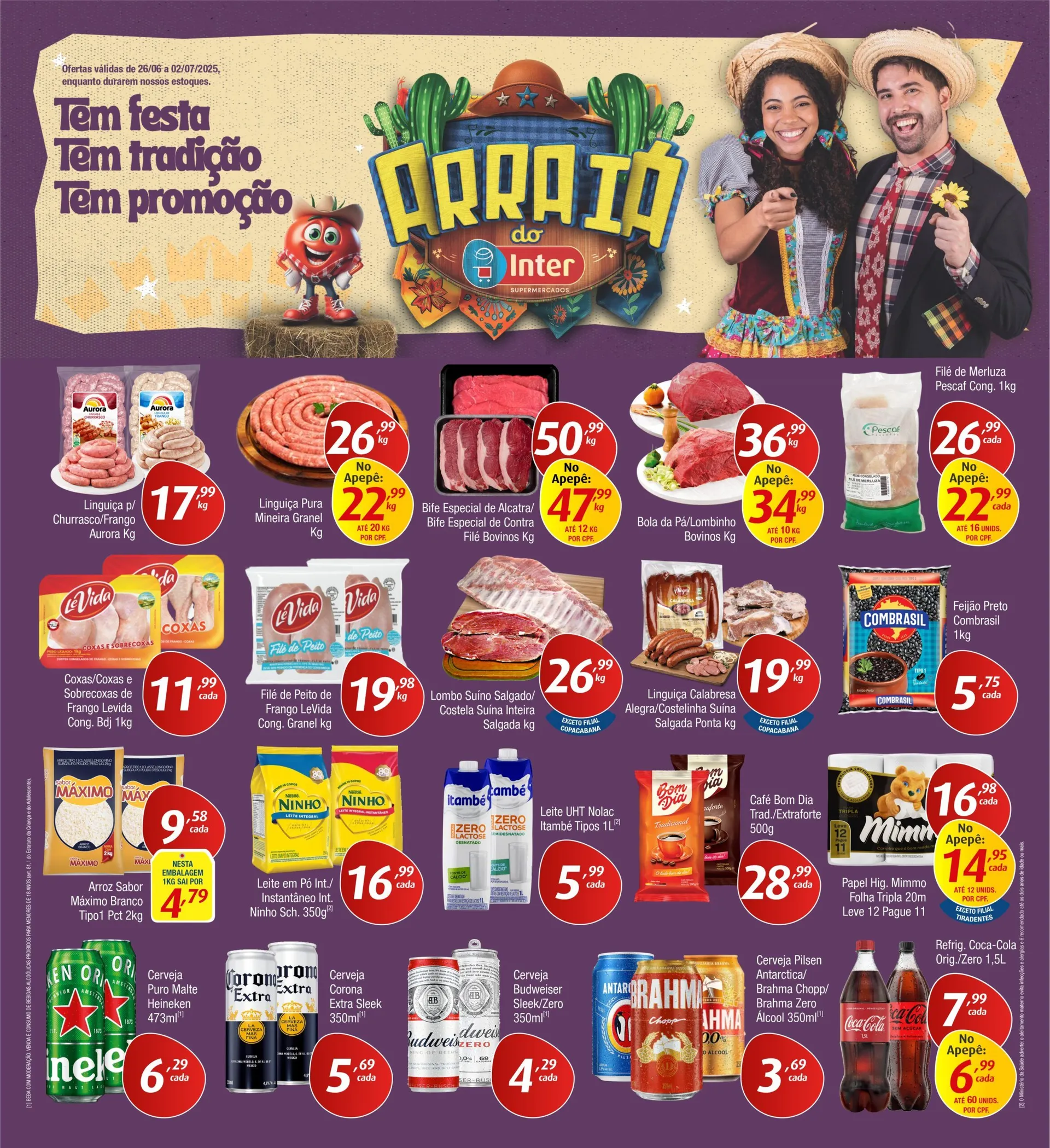 Encarte de Inter Ofertas 27 de junho até 2 de julho 2025 - Pagina