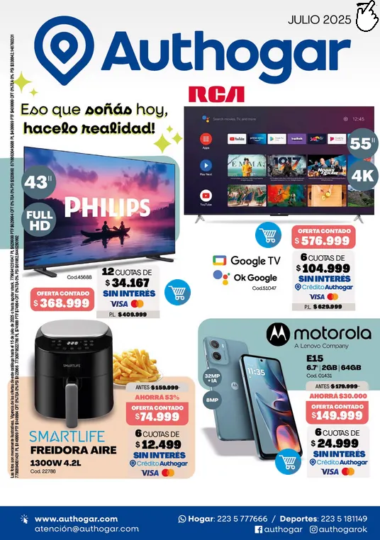 Ofertas de Authogar Ofertas del mes 3 de julio al 31 de julio 2025 - Página 1 del catálogo