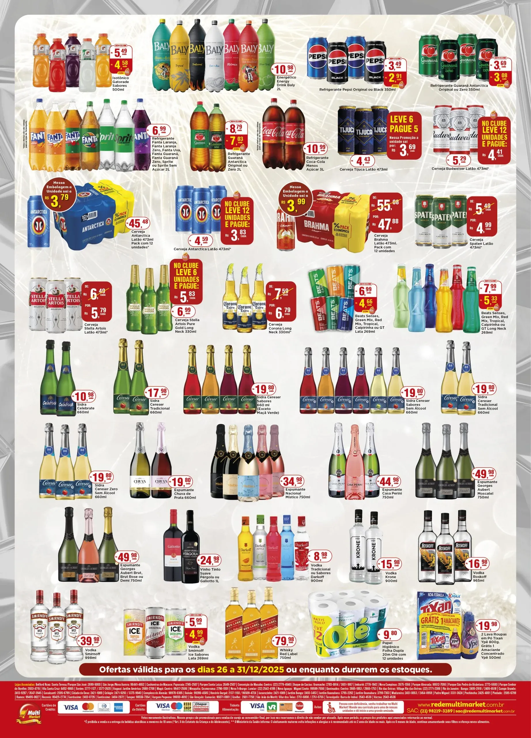 Encarte de Folhetos Rede Multi Market 26 de dezembro até 31 de dezembro 2025 - Pagina 2