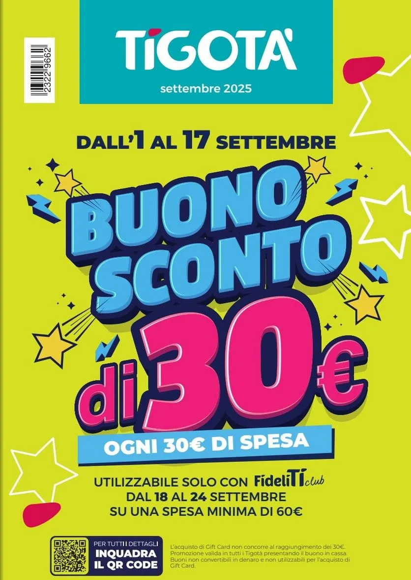 Tigota Volantino da 1 settembre a 17 settembre di 2025 - Pagina del volantino 1