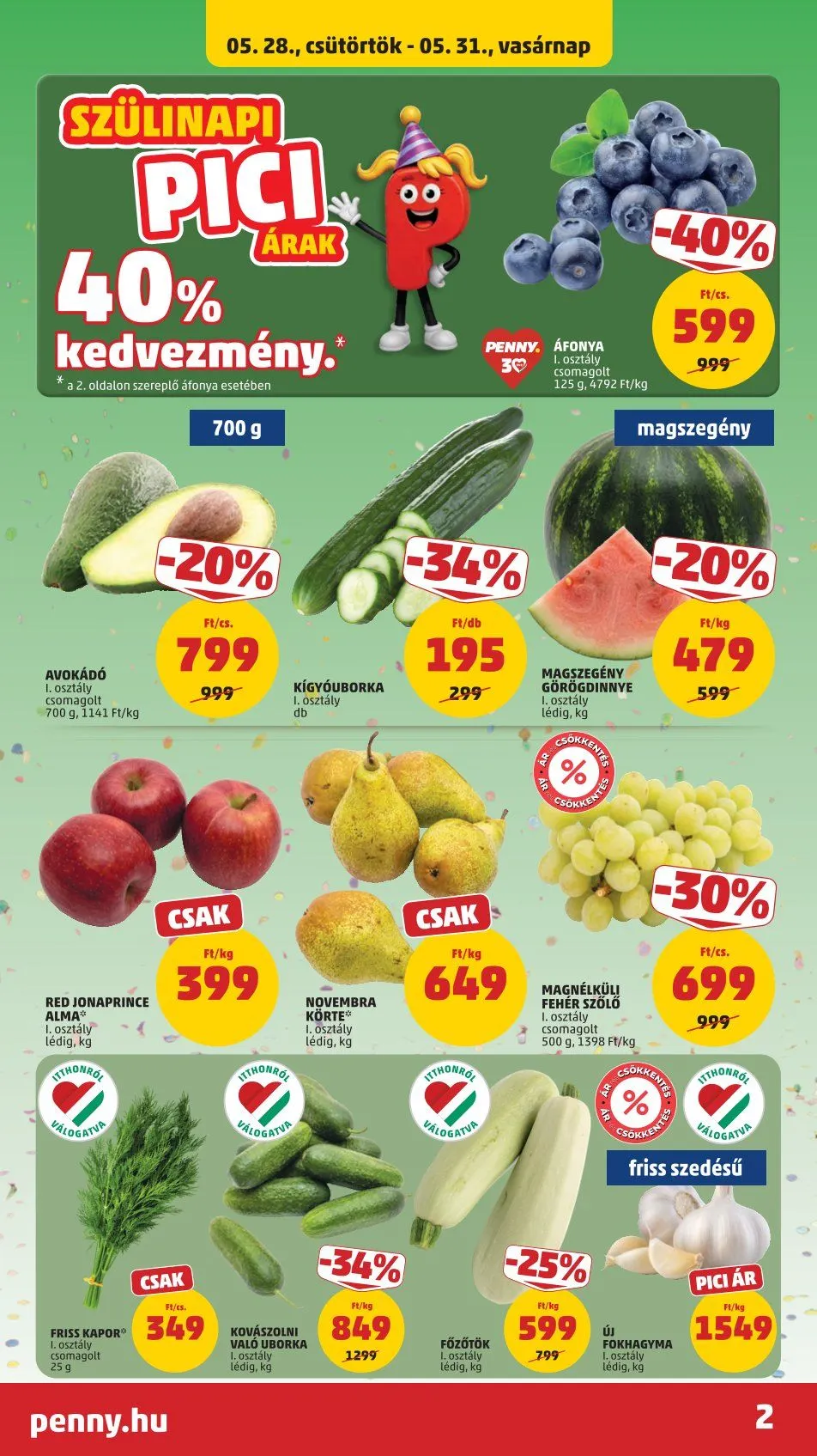 Katalógus Penny Market  május 28.-tól június 3.-ig 2026. - Oldal 2