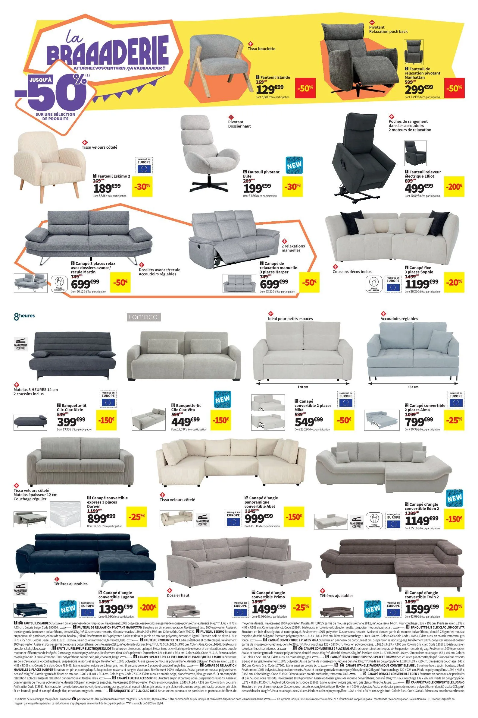 Catalogues Conforama du 31 mars au 27 avril 2026 - Catalogue page 2