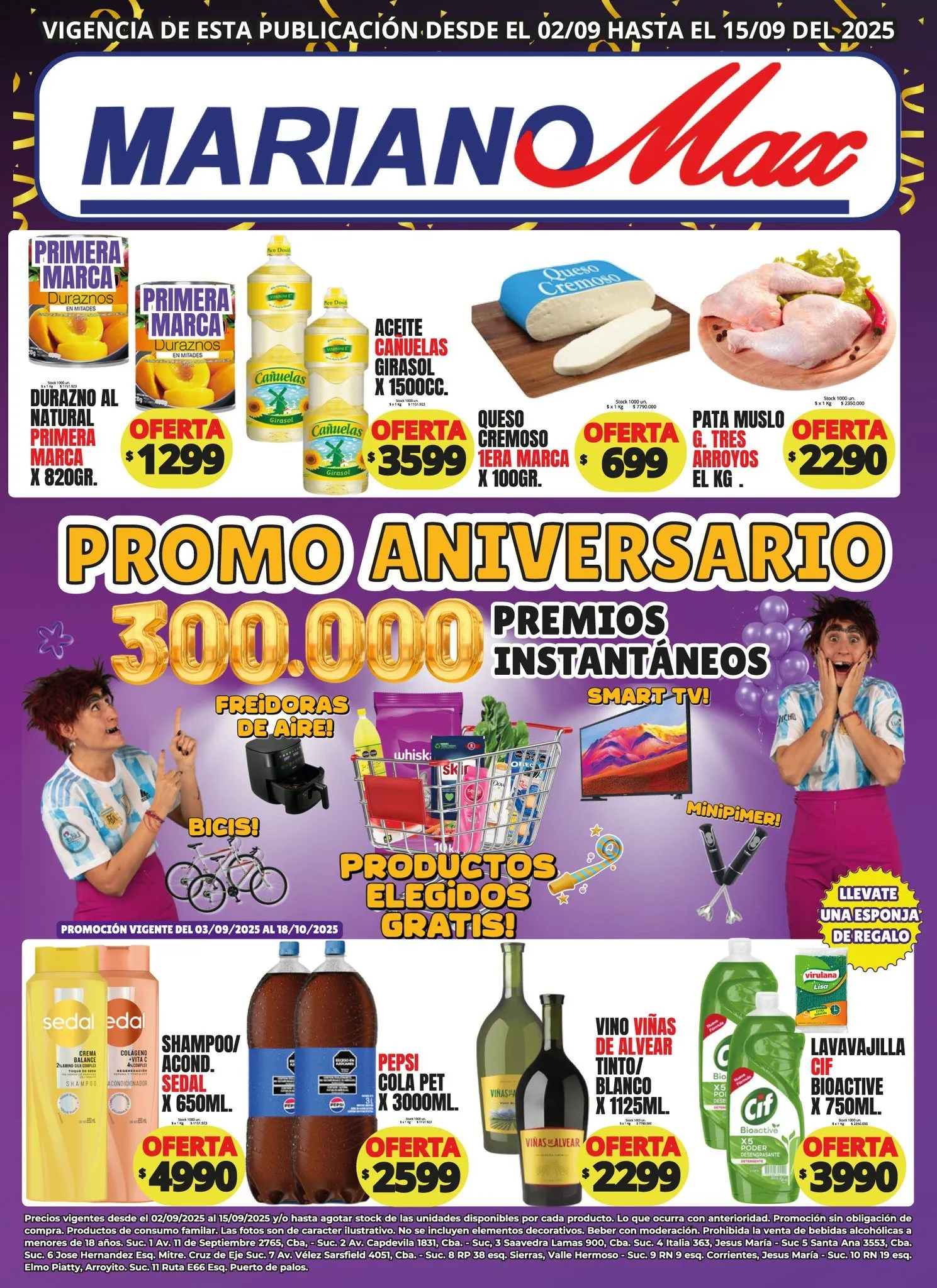 Ofertas de  Ofertas Mariano Max 2 de septiembre al 15 de septiembre 2025 - Página  del catálogo