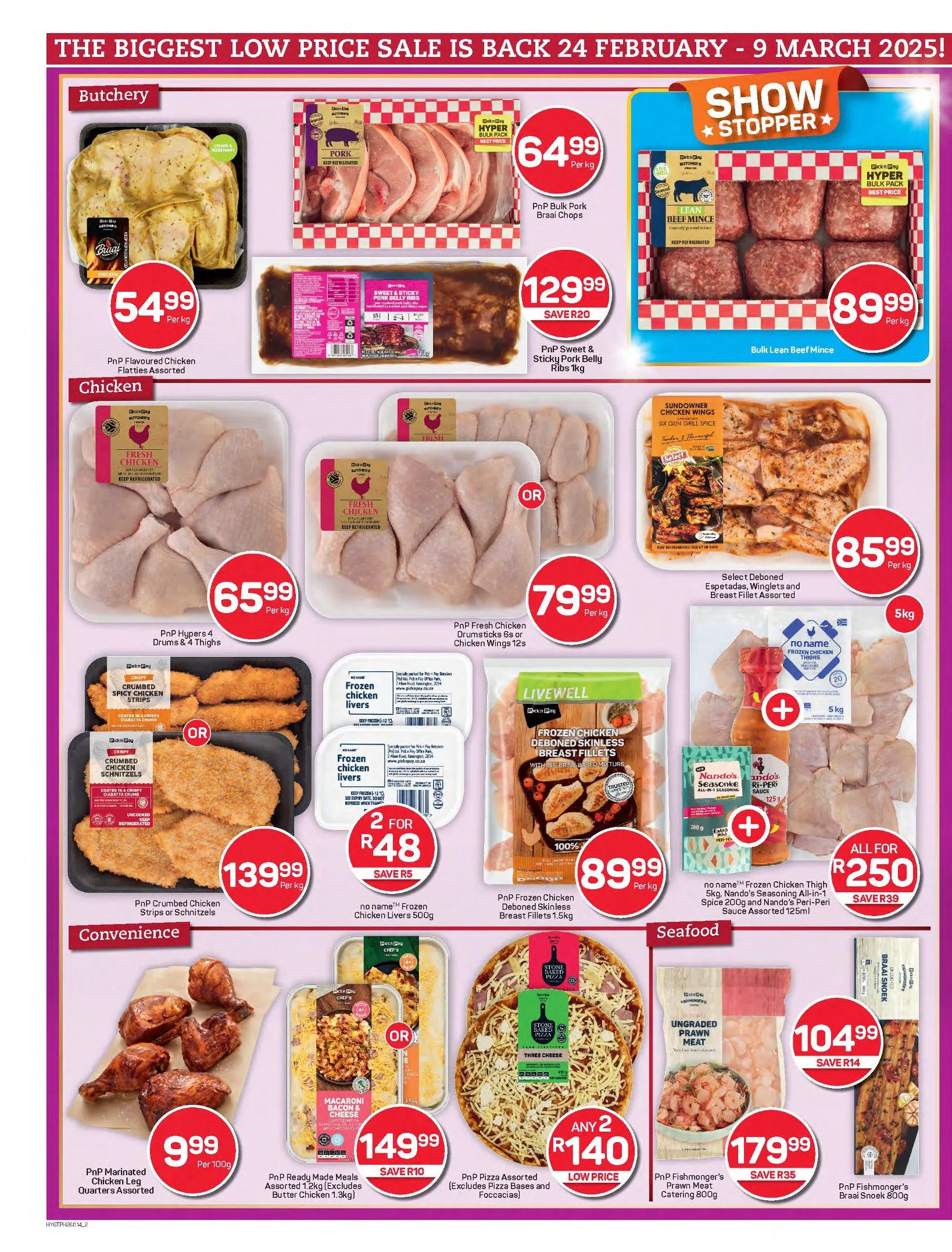 Pick n Pay Sales from 24 February to 9 March 2025 - Catalogue Page 2