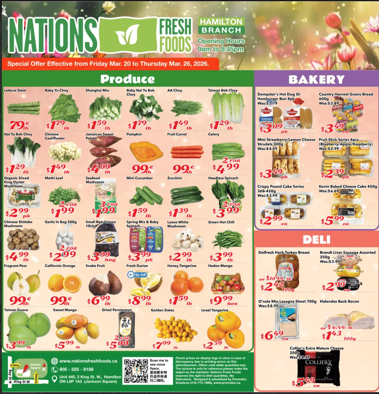Nations Fresh Foods flyers  from March 20 to March 26 2026 - flyer page 1
