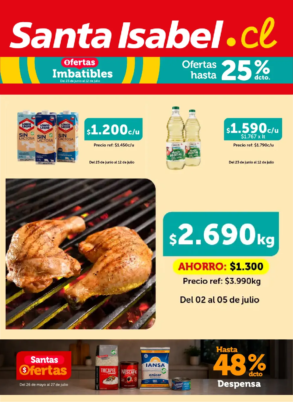 Catálogo de Santa Isabel Ofertas 3 de julio al 17 de julio 2026 - Página 1