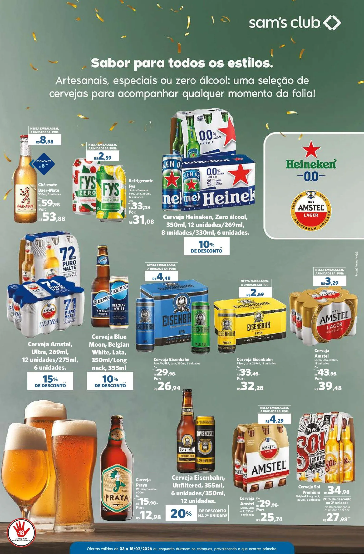 Encarte de Folhetos Sam's Club 3 de fevereiro até 18 de fevereiro 2026 - Pagina 2