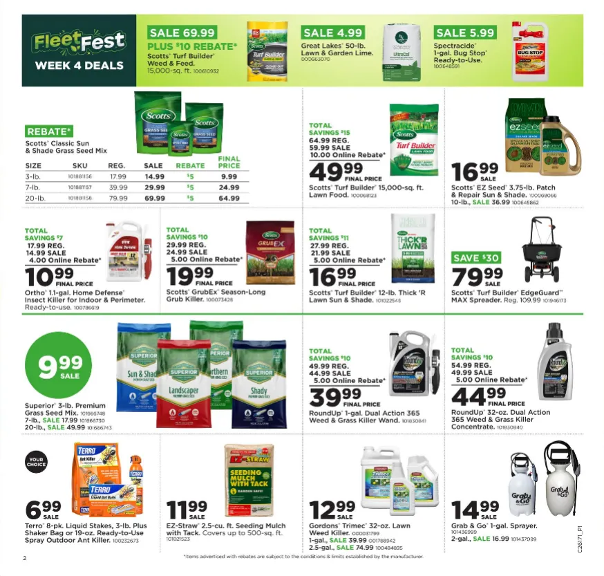 Weekly promotion Fleet Farm Sales spanning from April 20 to April 26 2026 - Page 2 for Catalogue 365