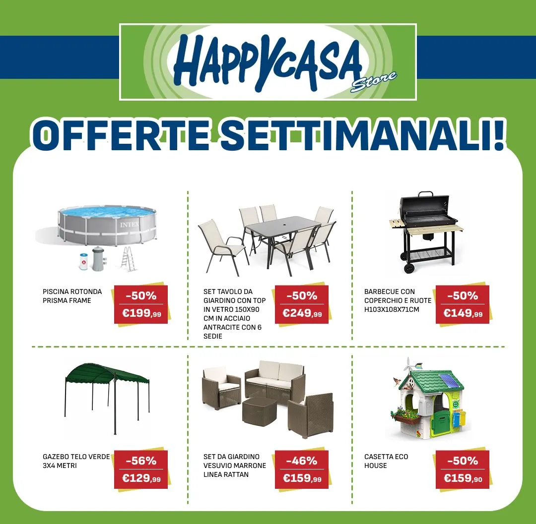 Happy Casa Offerte Settimanal! da 28 maggio a 11 giugno di 2025 - Pagina del volantino