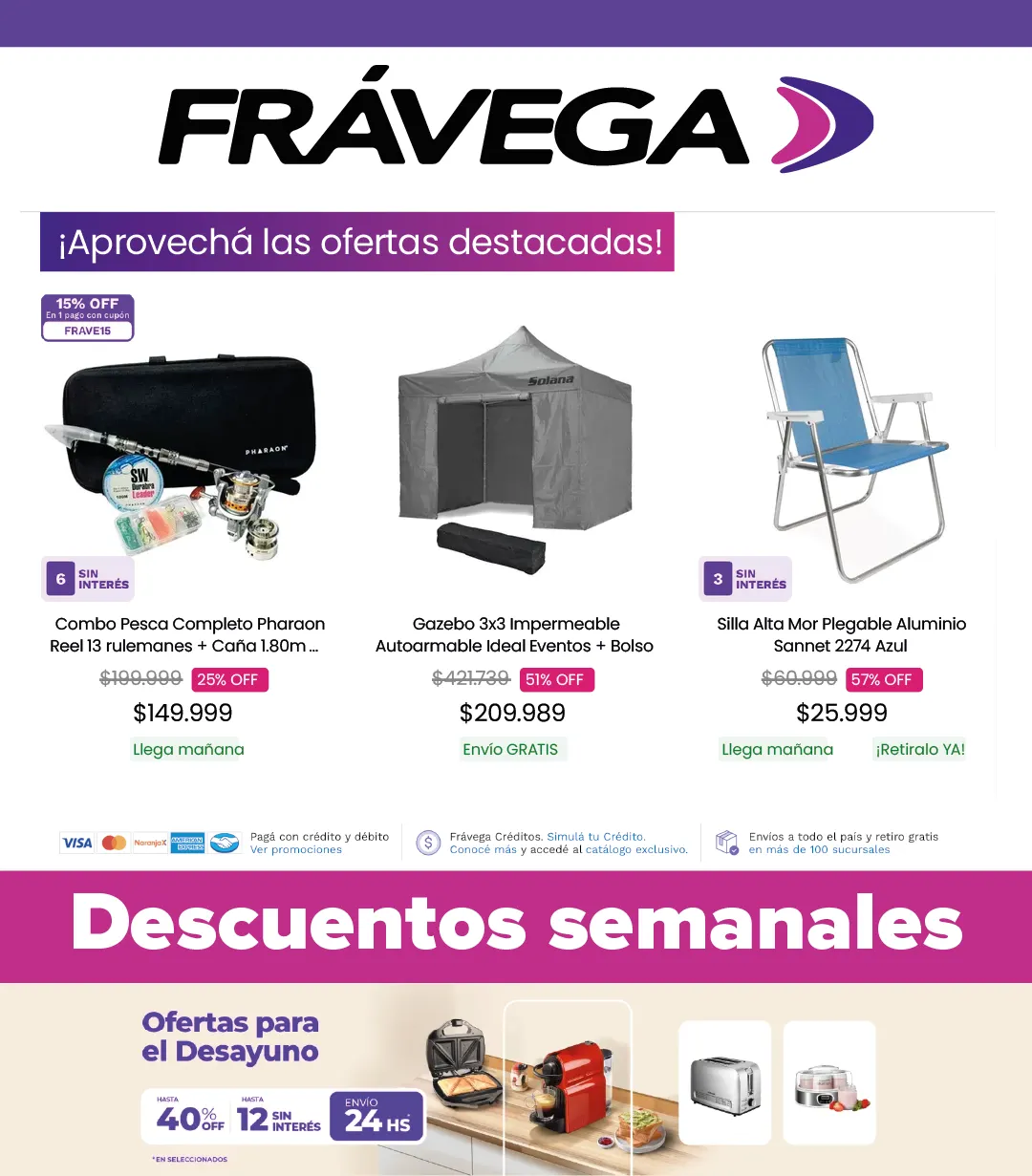 Ofertas de Fravega Ofertas y promociones 5 de marzo al 26 de marzo 2025 - Página 1 del catálogo