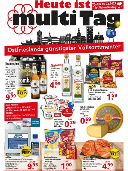Multi Markt Prospekt von 13. Februar bis 15. Februar 2025 - Prospekt seite 