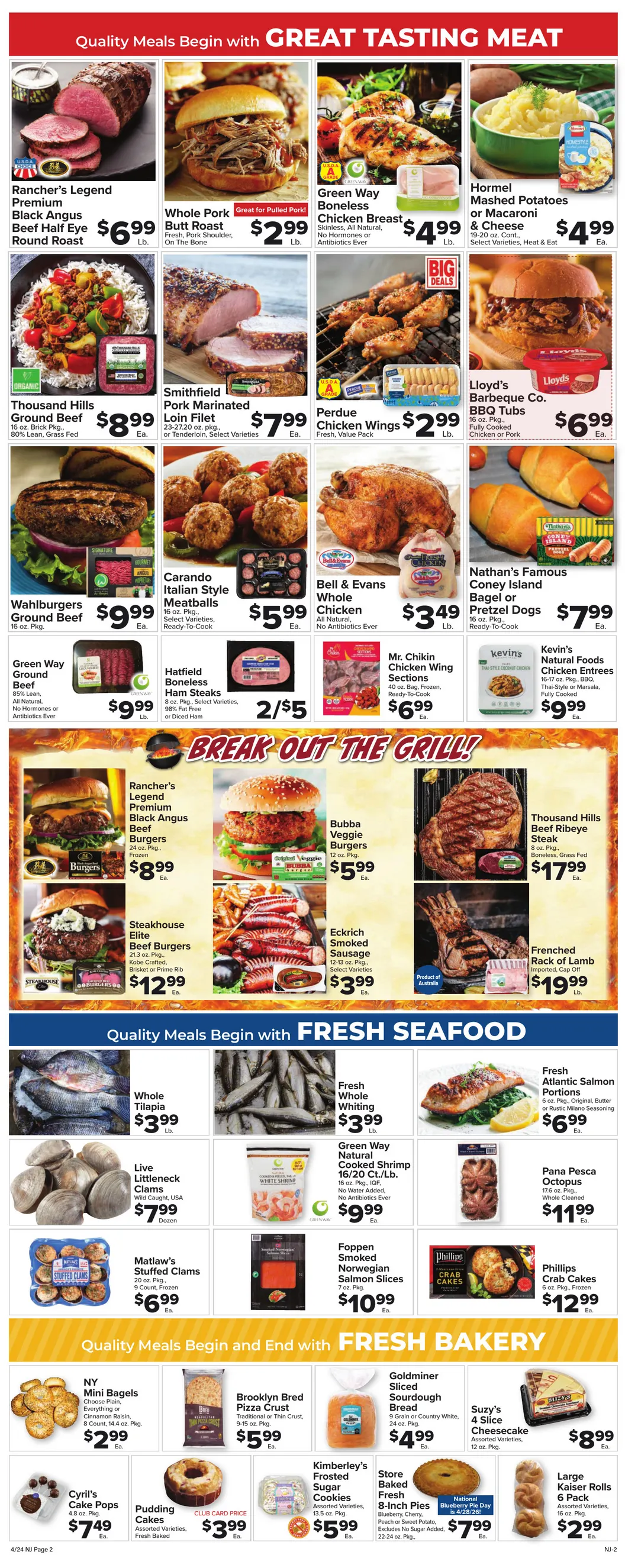 Weekly promotion Foodtown Sales spanning from April 24 to April 30 2026 - Page 2 for Catalogue 365