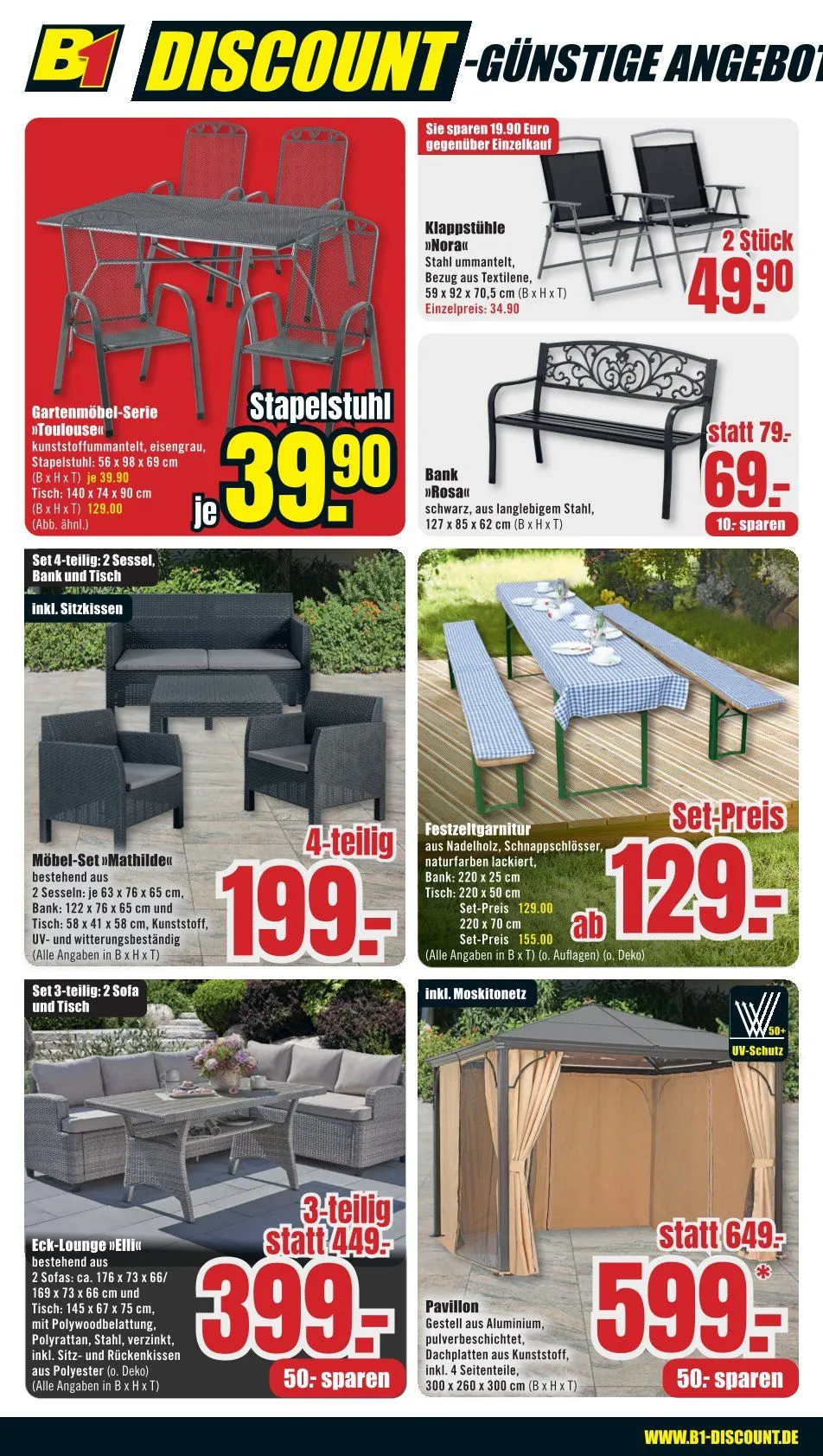 B1 Discount Baumarkt Prospekt von 17. März bis 21. März 2025 - Prospekt seite 2