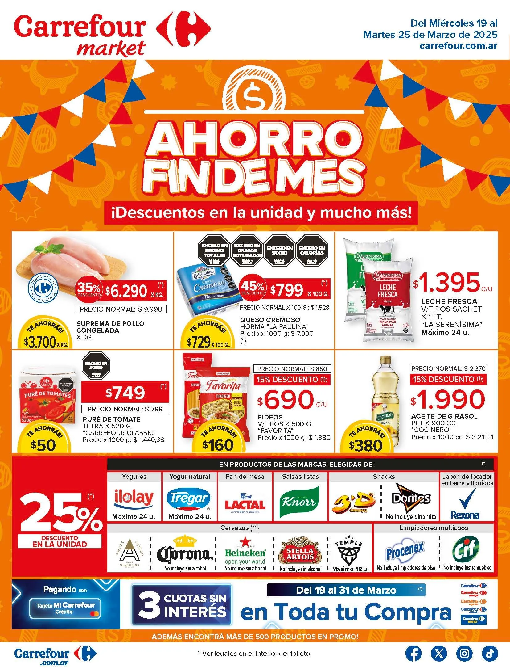 Ofertas de Carrefour Ofertas 19 de marzo al 25 de marzo 2025 - Página 1 del catálogo