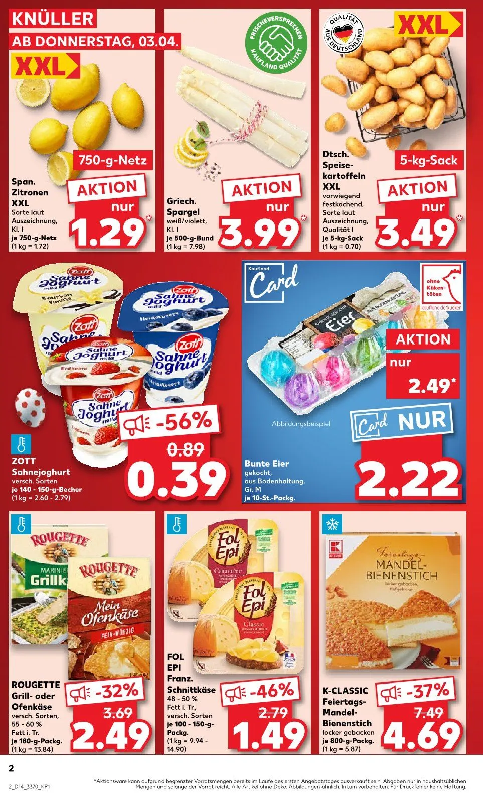 Kaufland Prospekt von 3. April bis 9. April 2025 - Prospekt seite 2