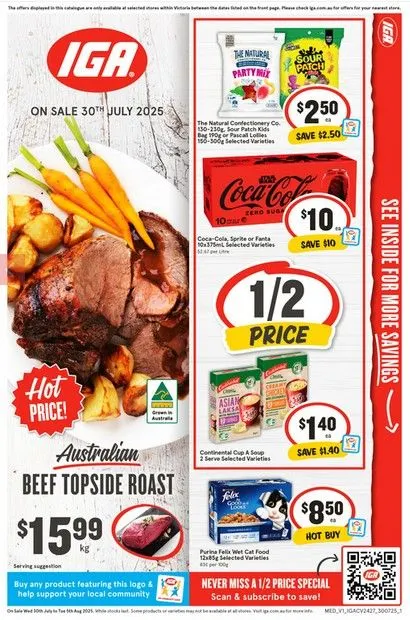 Weekly ad IGA Sales from July 30 to August 5 2025 - Page 1