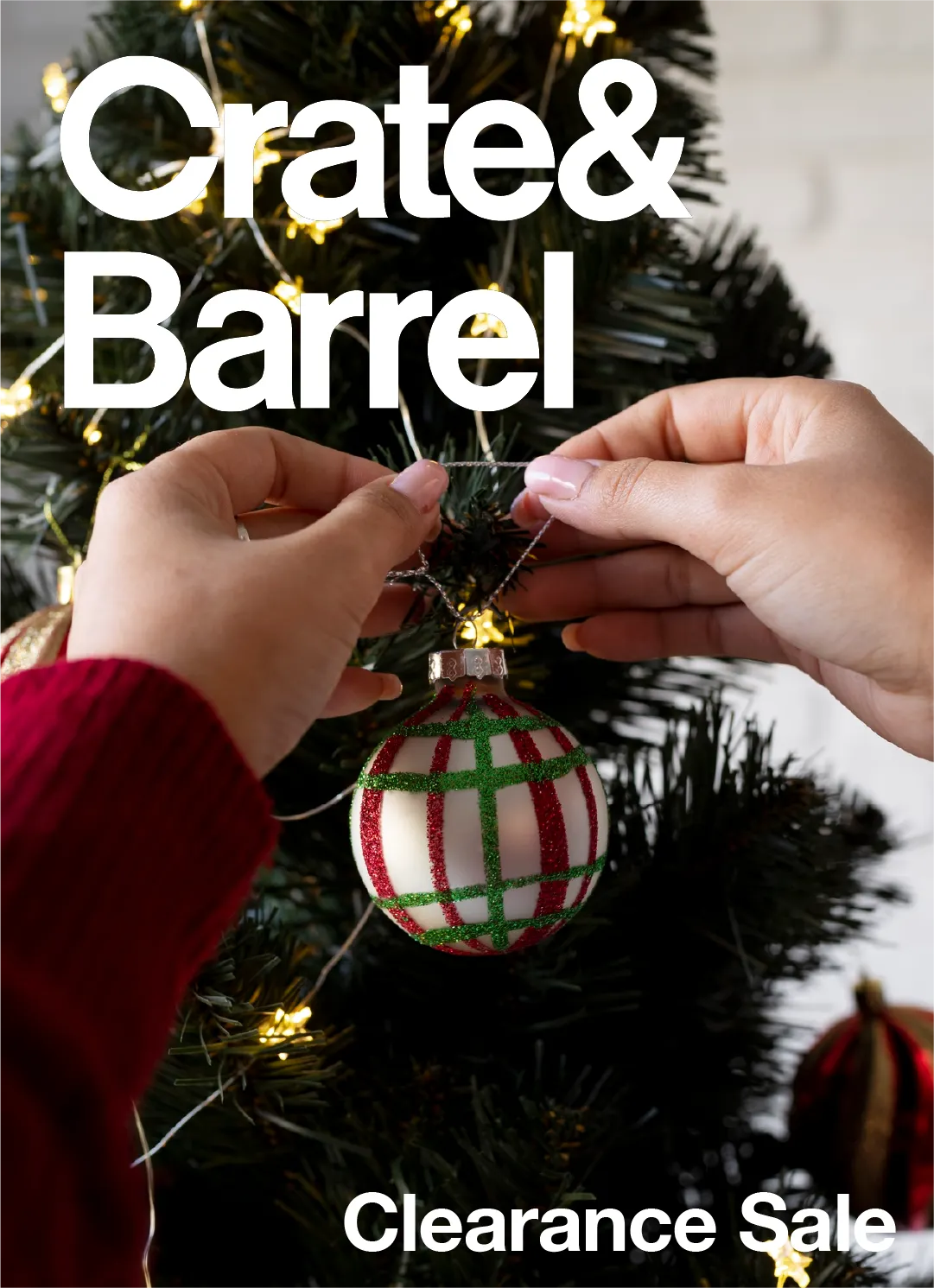 Weekly promotion Crate & Barrel Sales spanning from December 18 to January 7 2026 - Page for Catalogue 365