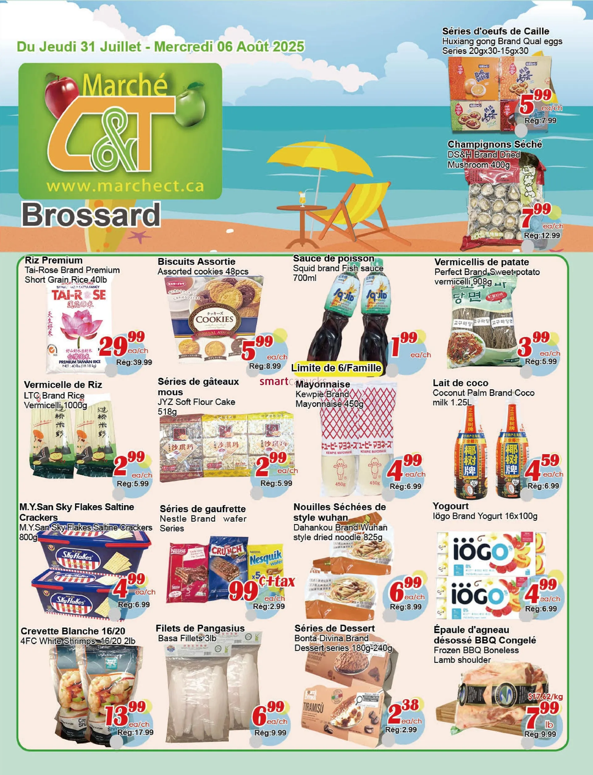 Marche C&T flyers from July 31 to August 6 2025 - flyer page 1