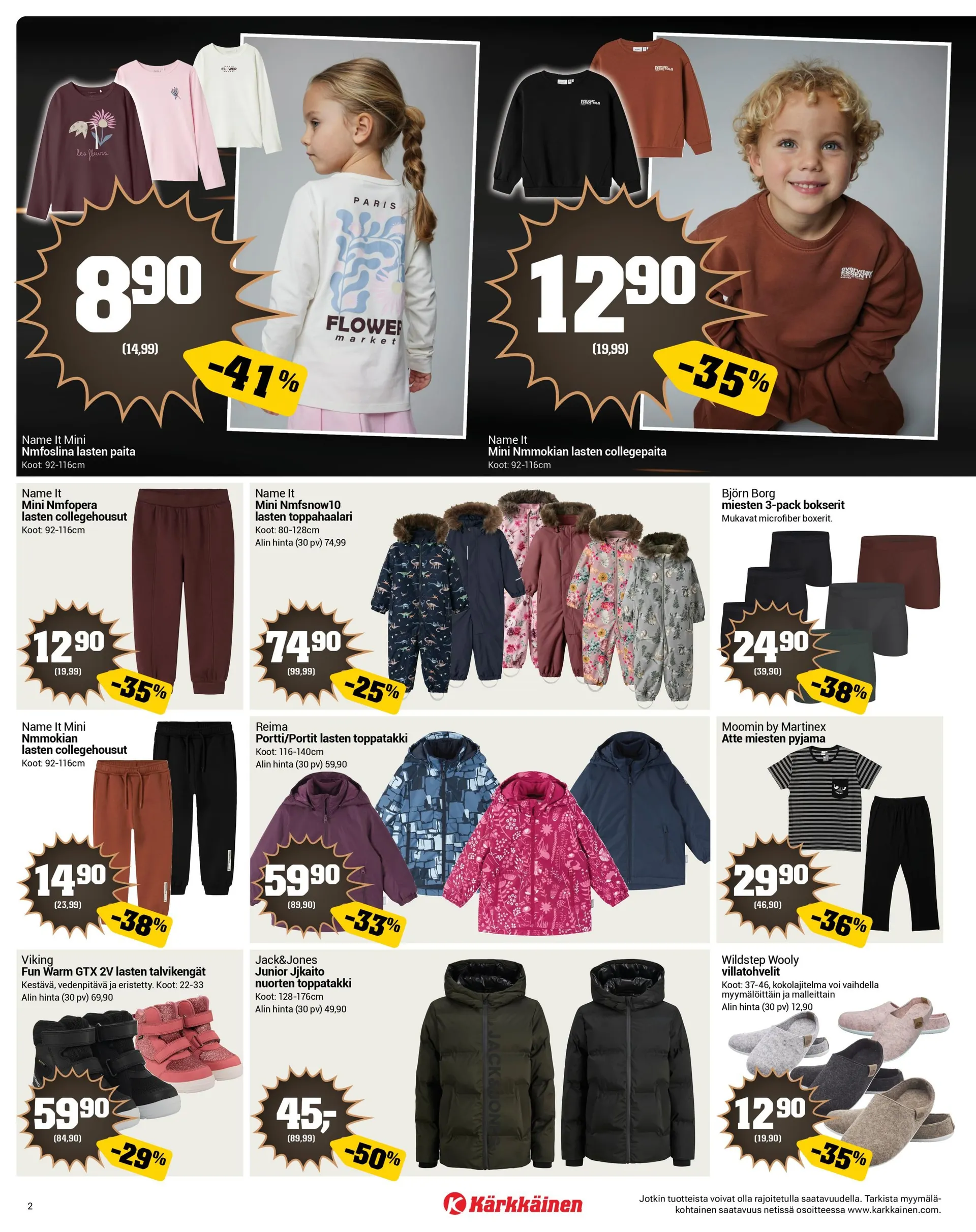 Kärkkäinen Black Friday Tarjoukset voimassa alkaen 19. marraskuuta - 2. joulukuuta 2025 - Tarjouslehti sivu 2