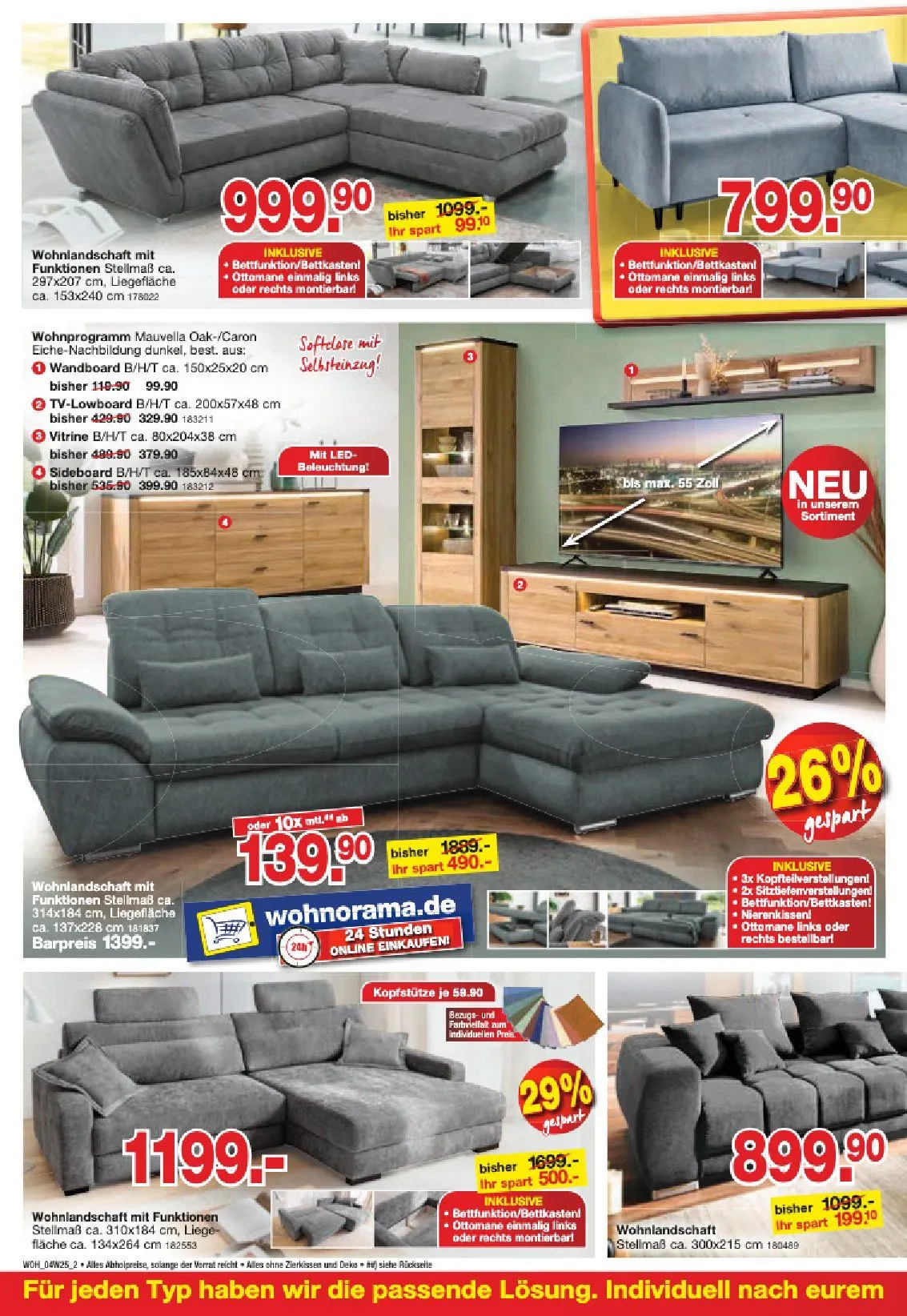 Wohnorama Angebote von 1. April bis 25. April 2025 - Prospekt seite 2