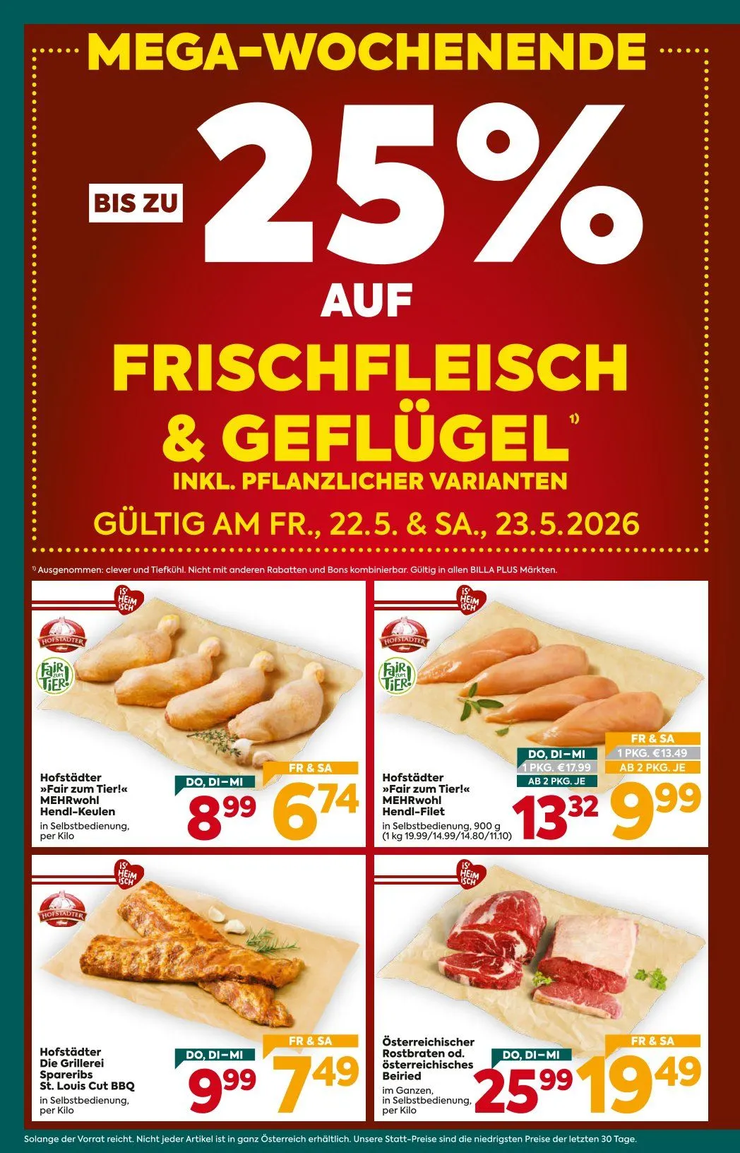Billa Plus Prospekte von 21. Mai bis 27. Mai 2026 - Flugblätt seite  2