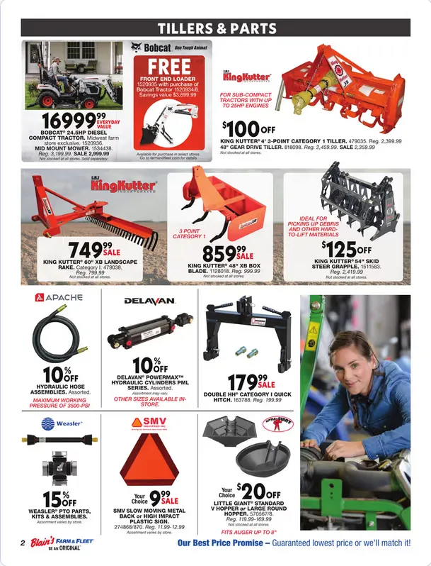 Weekly promotion Blain's Farm & Fleet Sales spanning from March 26 to April 5 2026 - Page 2 for Catalogue 365