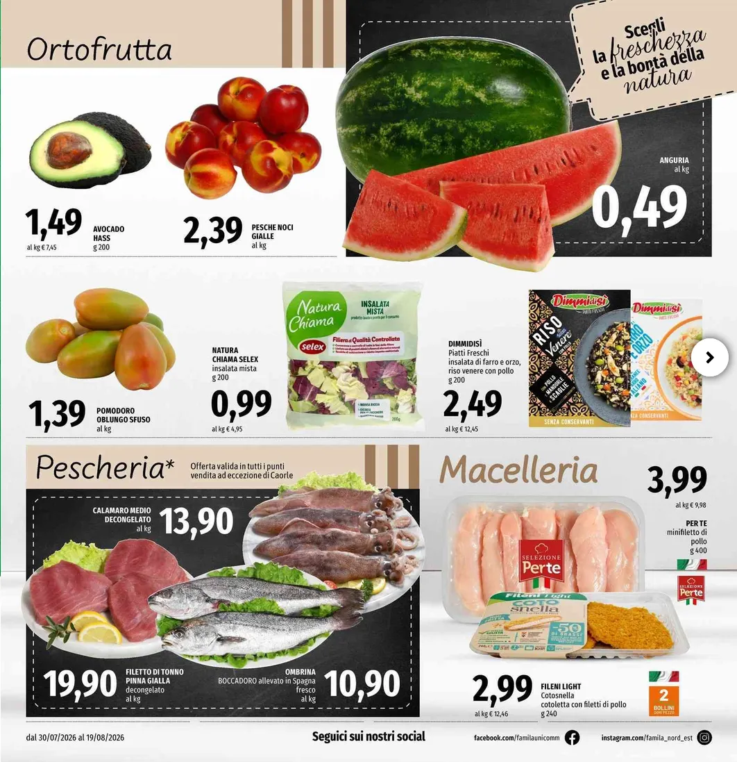  Volantini Famila Superstore da 30 luglio a 19 agosto di 2026 - Pagina del volantino 2