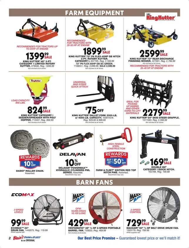Weekly promotion Blain's Farm & Fleet Sales spanning from May 21 to May 31 2026 - Page 2 for Catalogue 365
