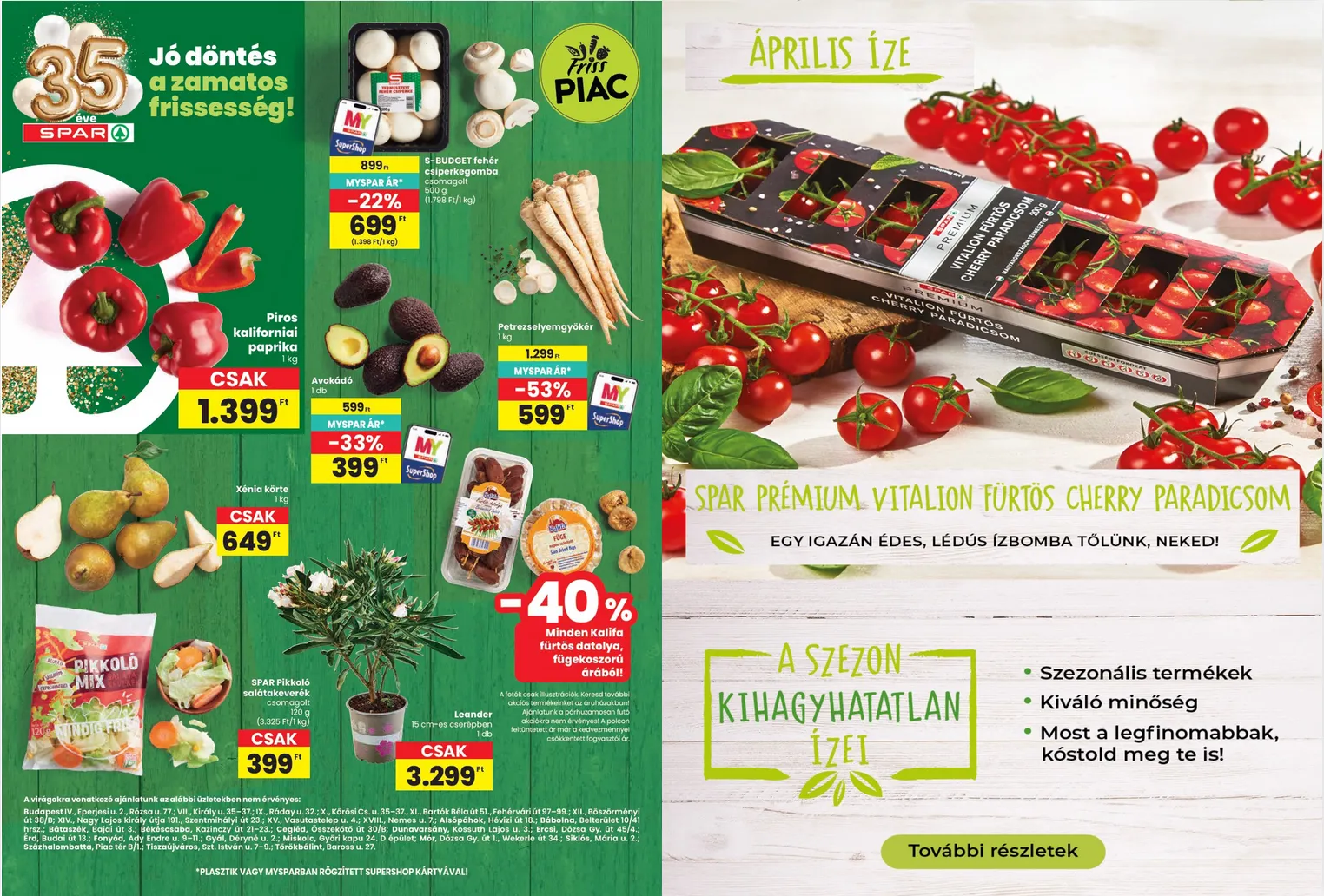 Katalógus SPAR Legfrissebb Ajánlatai április 16.-tól április 22.-ig 2026. - Oldal 2